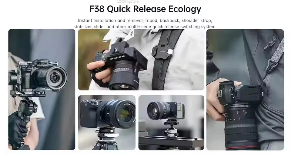 FALCAM F38 Quick Release Kit for Backpack V2 F38 B3803 F38B3803 Quick Release Base Backpack V2 F38B3802 Camera Strap Clip