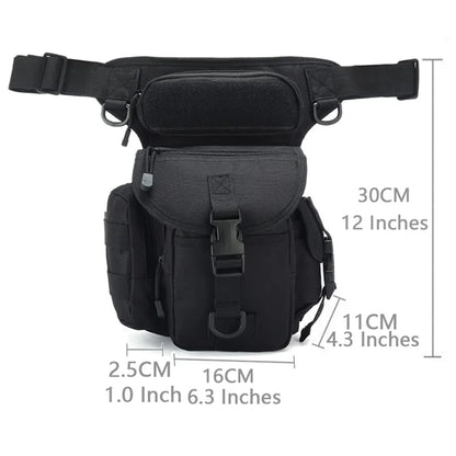 Outdoor Bag Waterproof Oxford Cloth Mountaineering Portable High Strength Durable Nylon Multifunctional Tactical Leg Bag