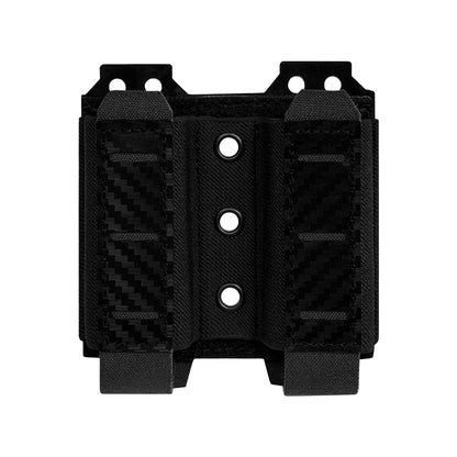 Single/Double/Triple MOLLE-Compatible 9MM Mag Pouch Quick-Release Buckle Elastic Retention Airsoft Shooting Hunting Mag Holder
