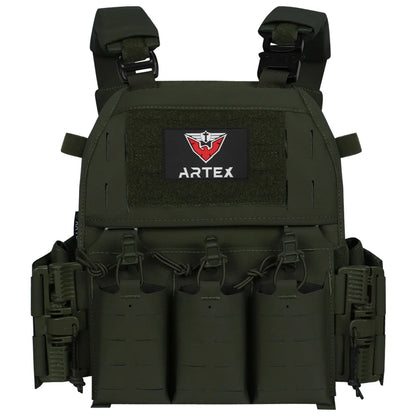 ARTEX 8315T Cycling Vest Outdoor Riding Gear MOLLE Style Vest Quick Release Design Laser Cut Style Storage Gear for Bike Sports