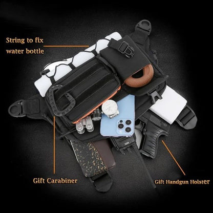 Outdoor Tactical Vest Multi-Functional Sports Vest Backpack Men's Tactical Chest Bag for Hunting Camping Traveling