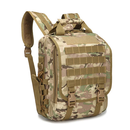 Tablet computer backpack, outdoor adventure tactical camouflage backpack, outdoor small waterproof backpack