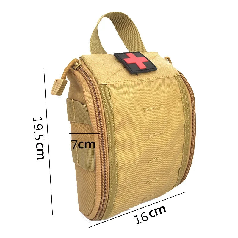 Tactical Molle EDC Pouch Medical Bag First Aid Kits Outdoor Emergency Survival Tool Bag Hunting Hiking EMT Utility Pack