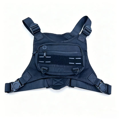 Outdoor Tactical Vest Multi-Functional Waterproof Wear-resistant Backpack Men's Tactical Chest Bag for Hunting Fishing Camping