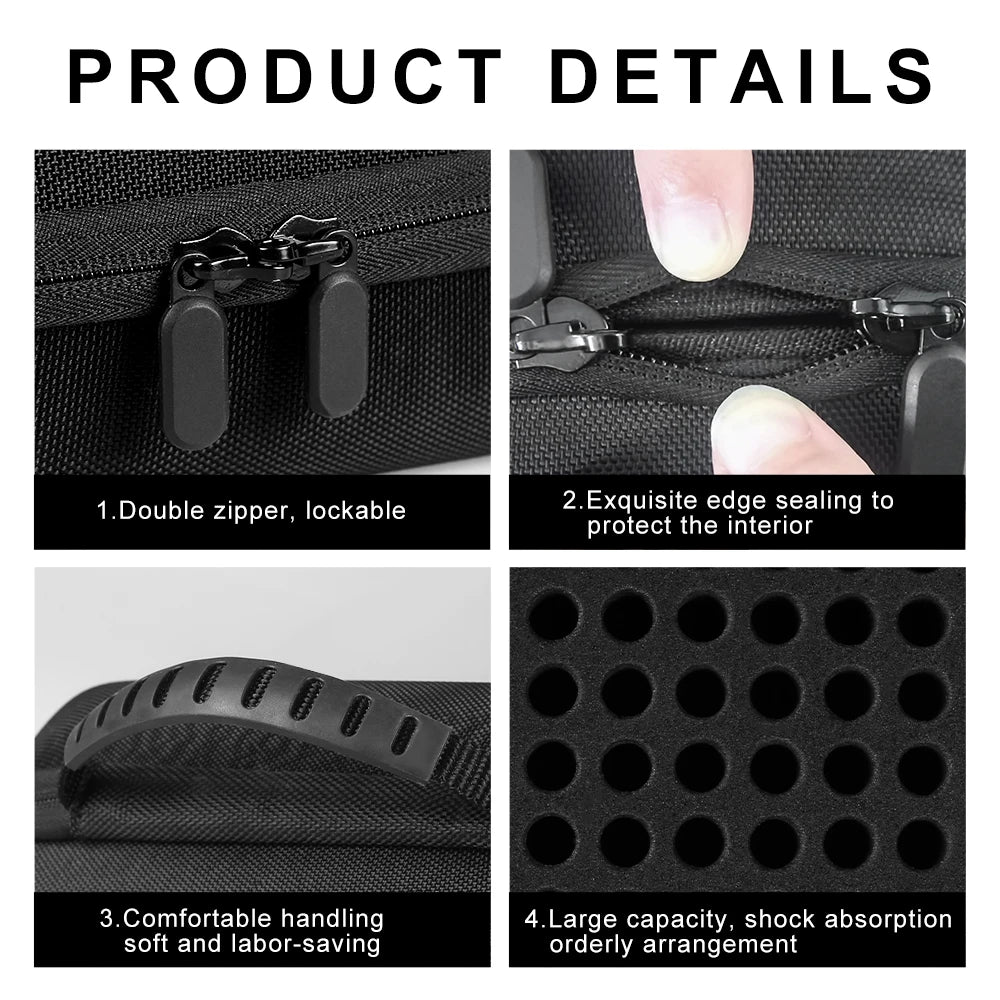 Ammo Pouch Portable Case for Cartridges 9mm .22LR .223/5.56mm Ammunition Storage Box Large Capacity Bullet Bag Hunting Shooting