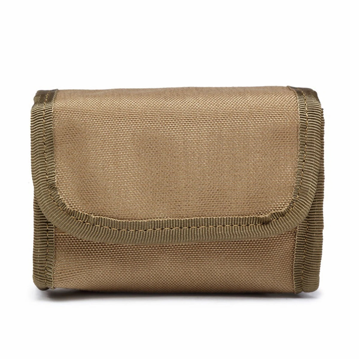 Multi functional accessory bag with fixed elastic band inside, flip cover design, snap fastener for more secure fixation