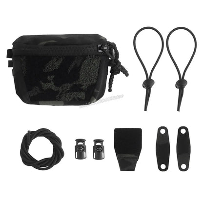 Tactical SC Helmet Battery Pouch Balance Retention Anchoring Integrated Node Pocket New Universal Rear Battery Storage Case Bag
