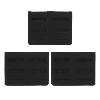 Lightweight combination belt molle matte attachment (3pcs) fits molle belt undershirt expansion