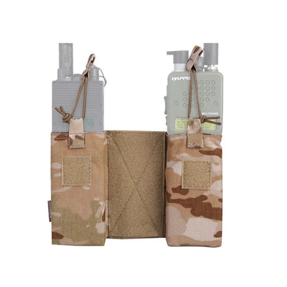 Emersongear For MBITR Radio Pouch Set For 148/152 Intercom Bag Pack Panel Outdoor Hunting Hiking Combat Sports EM8333