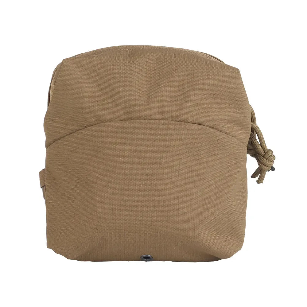 Tactical Gp Zipper Sundries Bag with Shrink Cord Waist Molle Belt Pouch NVG Accessory Multifunctional Universal Storage