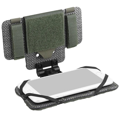MOLLE Foldable Phone Map Pouch Admin Organizer Airsoft Hunting Vest Chest Rig Body Armor Storage System
