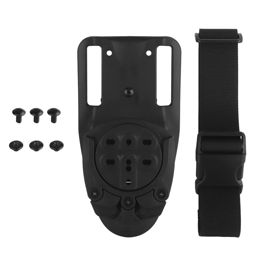 Tactical Holster 360 Degree Revolve Hunting Pistol Mounting Adapter Modular  Shooting Holster Accessories
