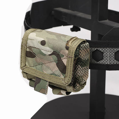 Airsoft Molle Dump Pouch Outdoor Roll-Up Drawstring Magazine Utility Folding Waist Bag Mesh Foldable Sport Hunting EDC Pocket