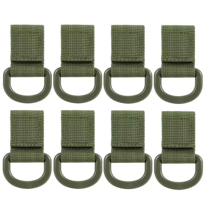 Tactical Hanging Hook Clip Clamp Buckle Nylon Webbing Molle Backpack Buckle Outdoor Hiking Climbing Accessories