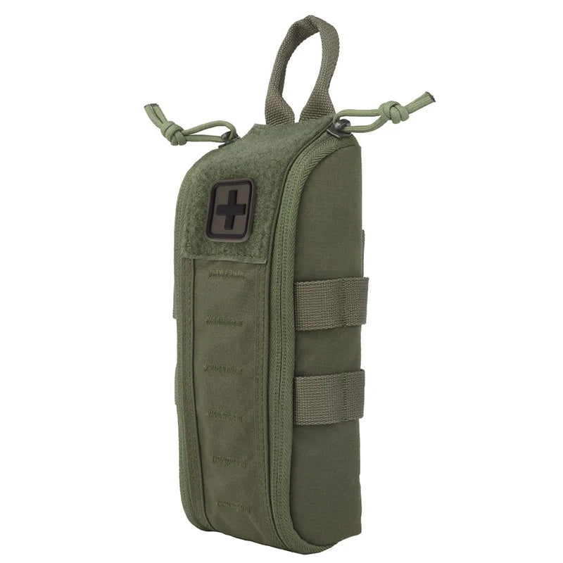 Quick Access MOLLE Medical Pouch Portable First Aid Organizer for Outdoor Airsoft Emergency Gear