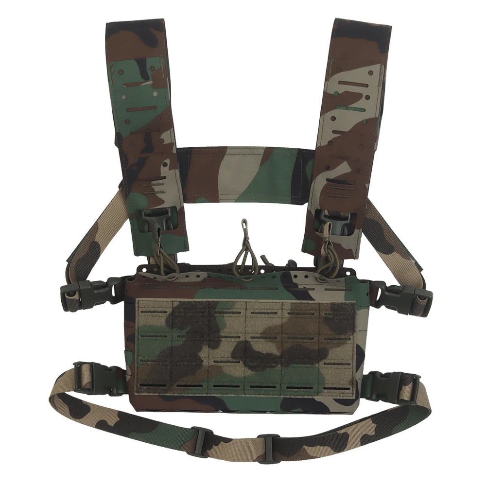 POSEIDON DEFENSE LV-119 Vest Plate Carrier With 5.56 Triple Mag Pouch 6Pcs Side Pouch Build-in Storage Pocket