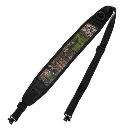 Tactical 2 Point Rifle Sling Adjustable Hunting Gun Strap with Ammo Loops, Non-Slip Padded Shoulder Strap for Outdoor Shooting