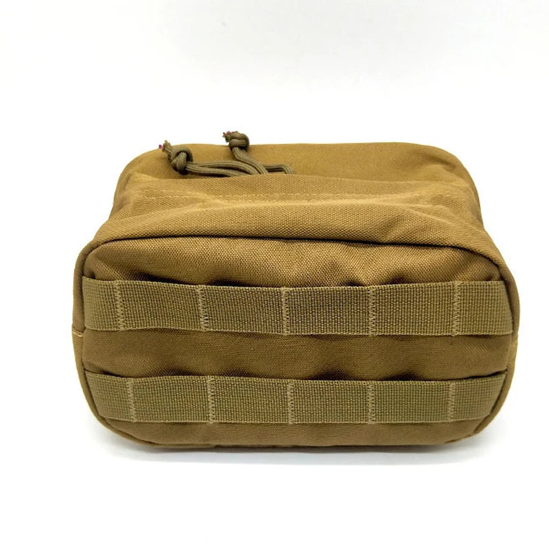 Tactical Molle Utility Pouch EDC Gadget Tool First Aid Backpack Vest Bag Camo Dump Drop Pouch Hunting shooting accessory Bags