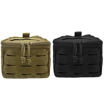 Tactical  Molle Pouch Utility Pouch Top Elastic Opening Multi-Purpose Waist Bag Outdoor Hunting Gloves  EDC Tool Bag Poop Bag