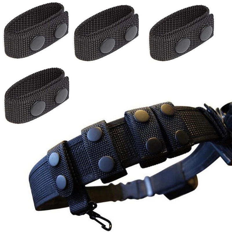 4/8Pcs Tactical Belt Buckle Heavy Duty Belt Keeper Portable Webbing Strap Molle Belt Equipment Accessories Outdoor Sports
