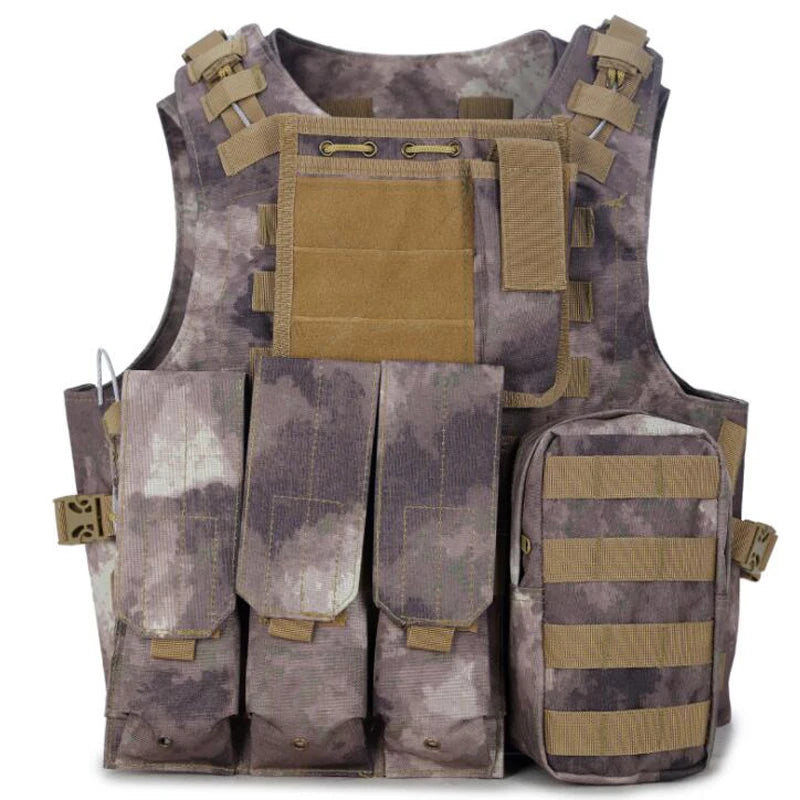 Men Army Airsoft Military Tactical Vest Molle Combat Assault Plate Carrier Tactical Outdoor Clothing Hunting Vest Accessories