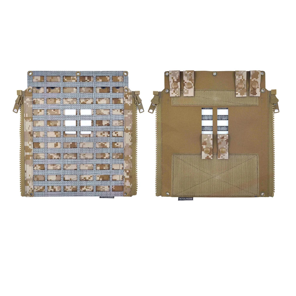 Multifunctional Laser Cutting SS Style Molle Back Panel for Lv119 Overt Tegris