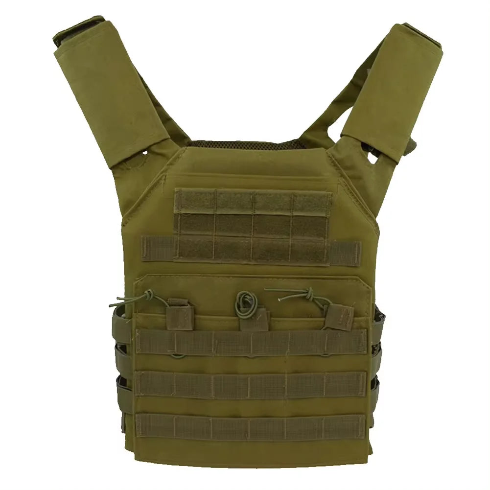 Nylon Tactical Vest Body Armor Hunting Carrier Airsoft Accessories Combat MOLLE Camo Vests