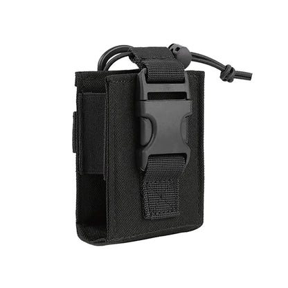 Tactical Molle Radio Walkie Talkie Pouch Outdoor Portable Radio Interphone Holster Carry Bag Adjustable Universal Radio Holder