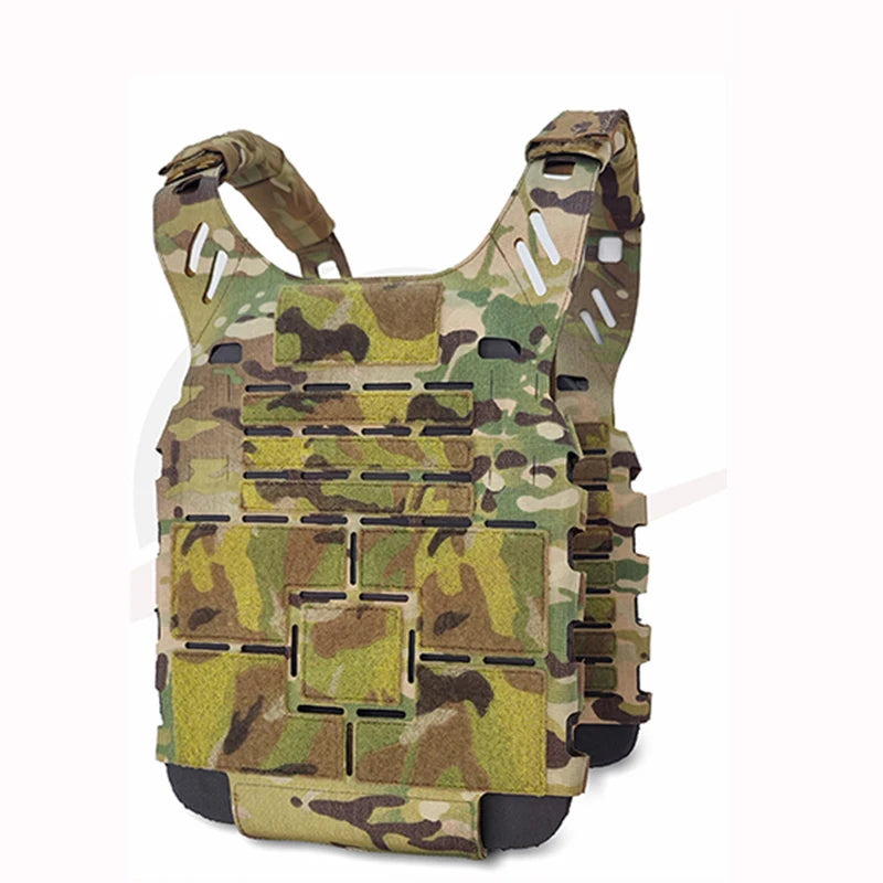 ICEPLATE EXO Tactical Vest Body Laser Cut Front And Rear Panels 500d Equipped With Hunting Combat Accessories