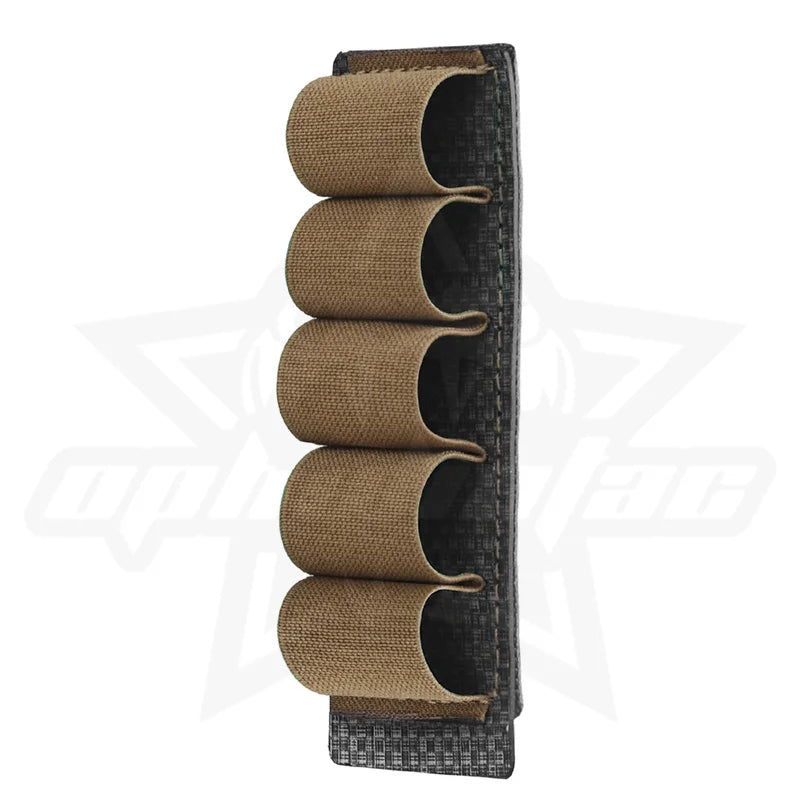 OPHIDIAN 5 Rounds 12 Gauge Shotgun Ammo Bag Hanging Molle Shotgun Rack Bullet Barrel Hunting Accessories