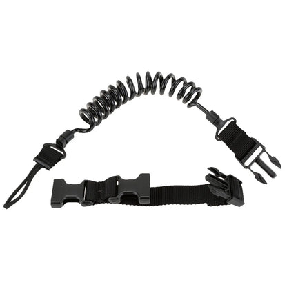 Military Tactical Lanyard Multi-purpose Spring Lanyard Pistol Secure Lanyard Rifle Sling Strap Shooting Hunting Gun Accessories