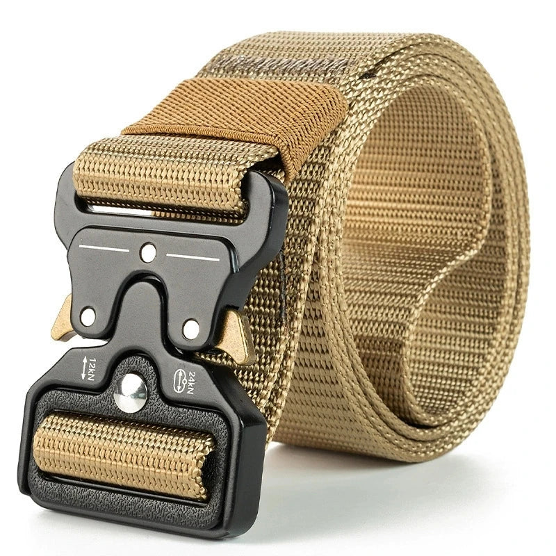Men's Belt Outdoor Hunting Multi Function Combat Survival 120cm  Canvas For Nylon Male Luxury