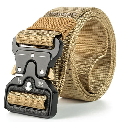 Men's Belt Outdoor Hunting Multi Function Combat Survival 120cm  Canvas For Nylon Male Luxury