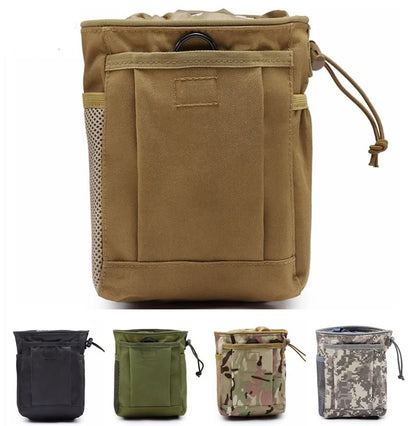 &Tactical Dump Drop Pouch Magazine Pouch Molle Hunting Airsoft Gun Accessories  Pouch Protable Molle Recovery Ammo Bag