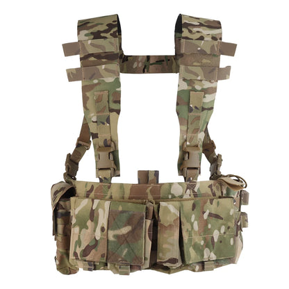 Tactical UW Patrol Chest Hanging Hunting Vest Patrol Bag with 8 Internal Functions Extended Storage Outdoor Men's CS Airgun Acc