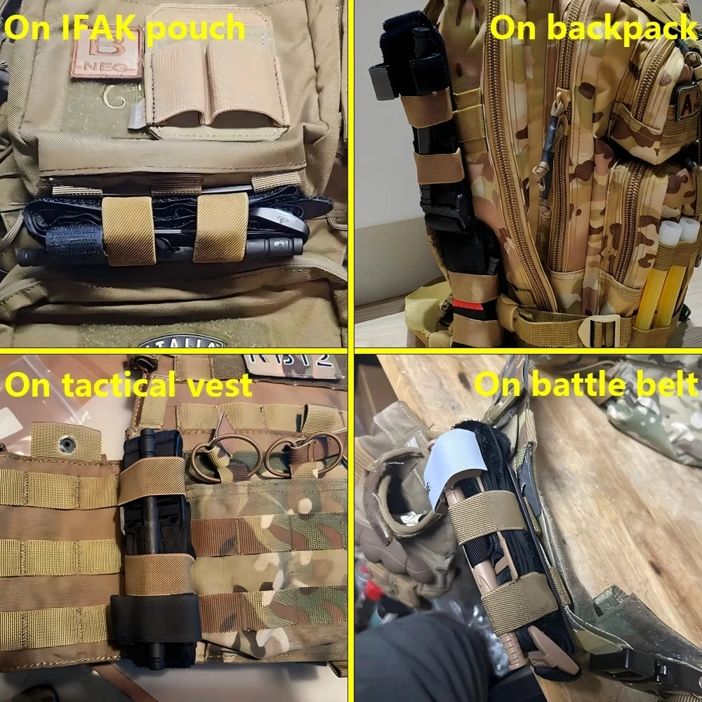 Strap Tourniquet Holder Tactical Tourniquet Holder Elastic Strap Hunting Accessories