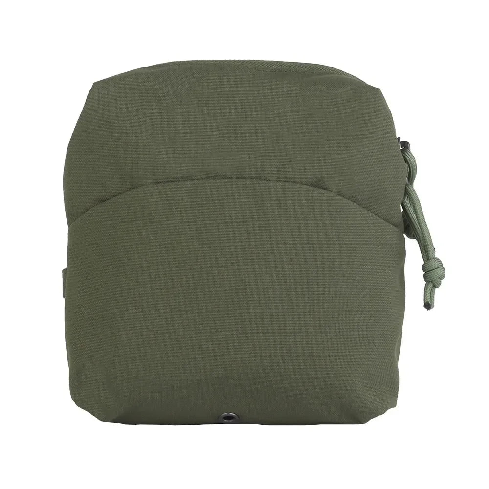 Tactical Gp Zipper Sundries Bag with Shrink Cord Waist Molle Belt Pouch NVG Accessory Multifunctional Universal Storage