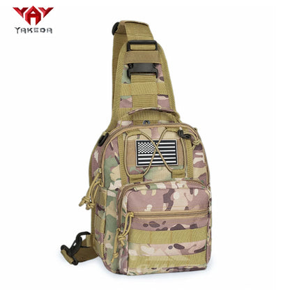 YAKEDA Multifunctional Outdoor Sling Bag, Casual Travel Chest Pack, Durable Daily Use Crossbody Bag for Men & Women