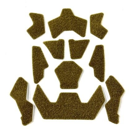 Tactical Helmets Patches 11Pcs Universal Exterior Tape Helmet Hook And Loop Fastener Set for Fast High Cut Helmet Magic Sticker