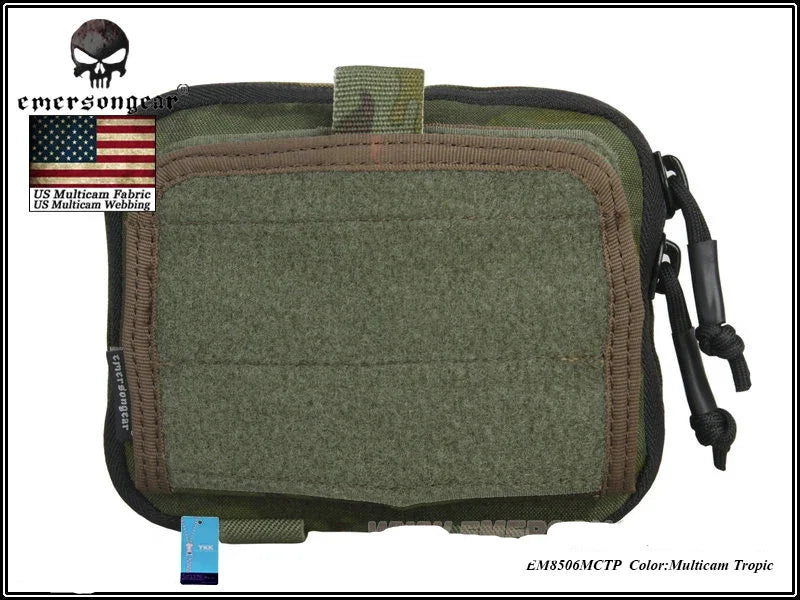 EMERSON ADMIN Multi-purpose Map Bag 500D NYLON for Airsoft and Hunting Tactical Pouches EM8506 Black