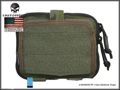 EMERSON ADMIN Multi-purpose Map Bag 500D NYLON for Airsoft and Hunting Tactical Pouches EM8506 Black