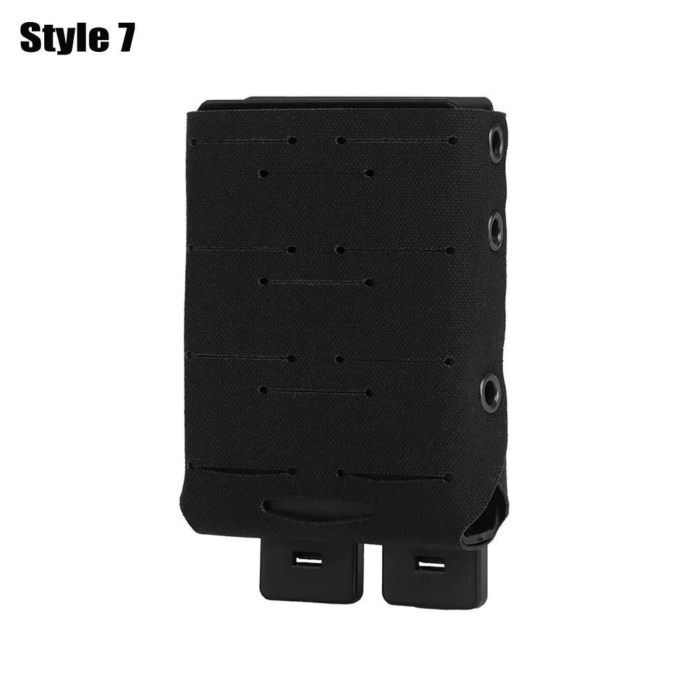 OPHIDIANTAC 5.56/7.62/9mm/AR15/M4 Mag Bag Molle System Lightweight Storage Bag Waistcoat Accessory Pack for hunting gear
