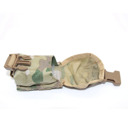 Single Frag Grenade Pouch Outdoor Accessory Waist Bag Tactical Molle Small Tool Bag Double Grenade Pouch  for Hunting Shooting