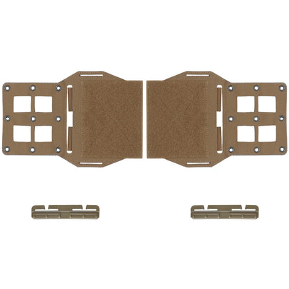 2Pcs LV119 Tactical Vest Plate Carrier MOLLE Expander Wing Radio/556 Mag Pouch Chassis Holder Quick Release Girdle Slide Buckle