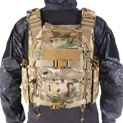 1000D Nylon MOLLE Accessory Bag Lightweight Waterproof Outdoor Vest Pouch Sports Utility Pack for Camping Hunting Hiking Travel