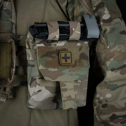 Molle bag for trauma first aid, suitable for car home travel, hiking and camping, emergency life-saving equipment
