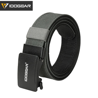 IDOGEAR Tactical 1.5” Belt 1000D Nylon with Slide Buckle for Men No Holes Adjustable Trim to Fit 3449