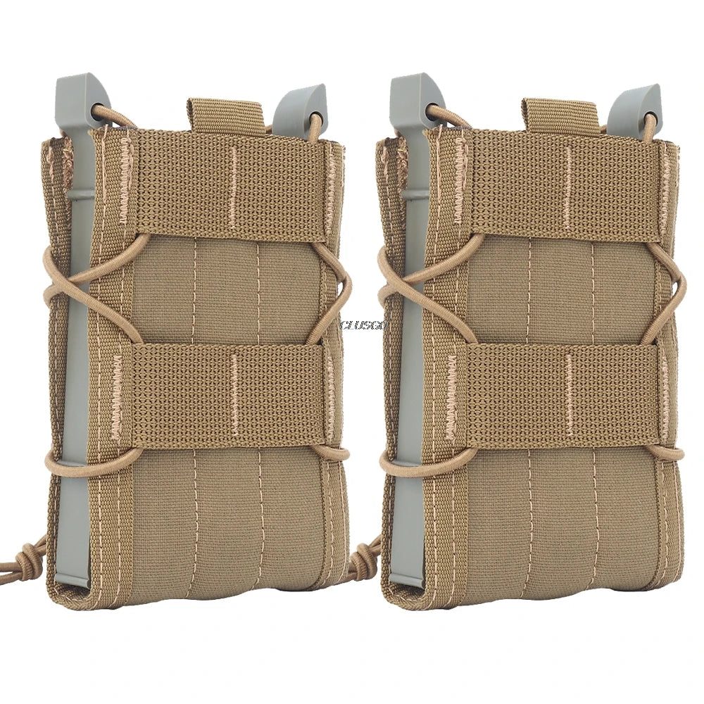 Tactical Molle Single Open-Top Mag Pouch for M4 M14 M16 AR15 G36 Magazines MOLLE Belt Attach Mag Carrier