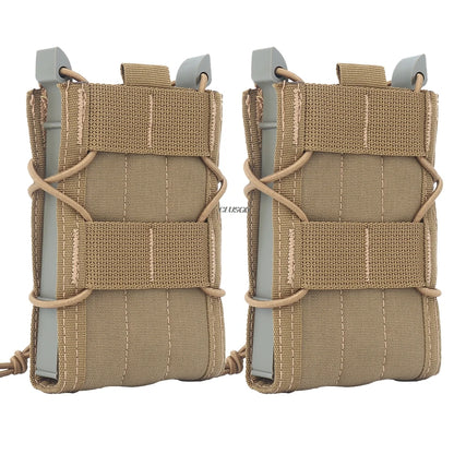 Tactical Molle Single Open-Top Mag Pouch for M4 M14 M16 AR15 G36 Magazines MOLLE Belt Attach Mag Carrier