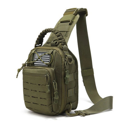 Multi functional chest bag, outdoor sports cycling chest bag, men's single shoulder diagonal cross bag